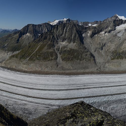 Panorama du glacier d’Aletsch