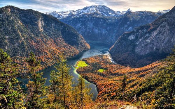 Le Königssee dans le Sud-Est de la Bavière