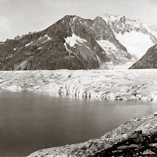 Le lac de Märjelen vers 1920 © S Coutterand