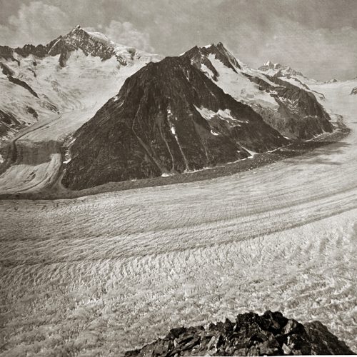 Mittelaletsch et Aletsch vers 1900, ∏ JHV SC