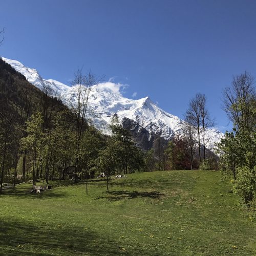 La moraine du Parc Couttet