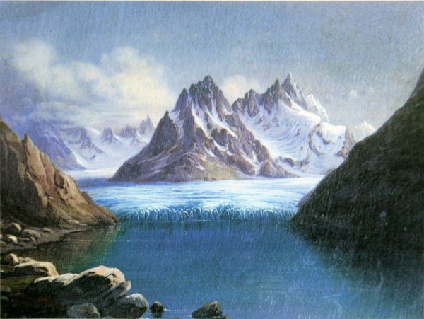 Le lac de Märjelen en 1840