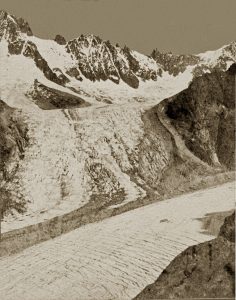 Les séracs de Talèfre vers 1900