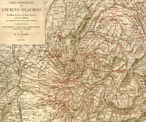 Carte de Falsan et Chantre (1877)