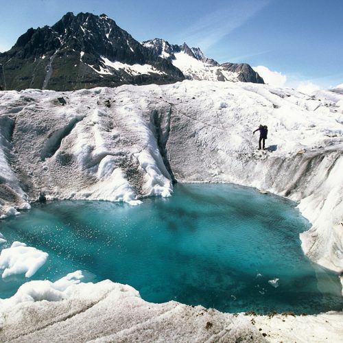 Lac supra-glaciaire © Tournaire