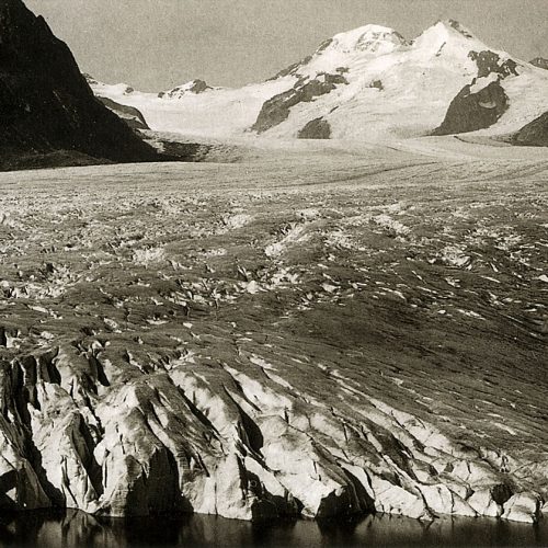 Glacier d’Aletsch vers 1860,  photo Martens ©JHV