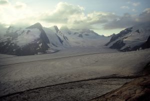 Konkordiaplatz depuis la cabane Konkordia