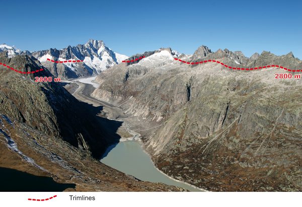 Trimlines de la région du Grimsel – Aar