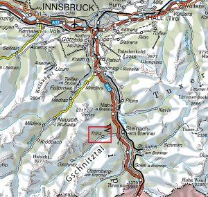 Localisation du Gschnitztal