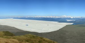 Reconstitution du glacier du Rhône au stade de Genève