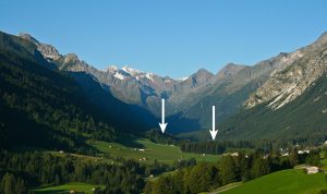 La moraine de Trins, Gschnitztal (Tyrol)