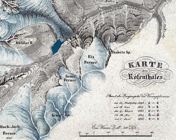 Carte Rofental 1846 de Michael Stotter 1846