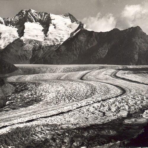 La langue terminale du glacier vers 1925 © A Zryd