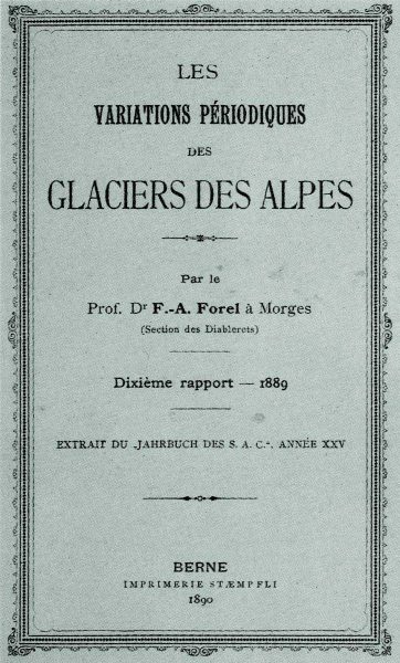 Le professeur suisse François-Alphonse Forel