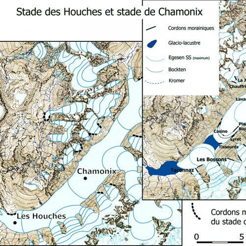 Les stades des Houches et de Chamonix