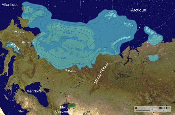 Reconstruction de la calotte Eurasienne au dernier maximum glaciaire (programme QUEEN)