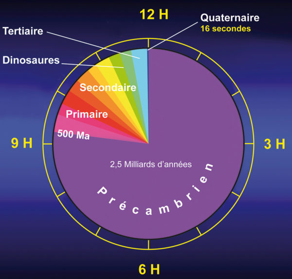 L’histoire de la Terre en 12 Heures